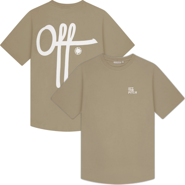 Picture of Off The Pitch - Fullstop Slim Fit T-Shirt - Khaki