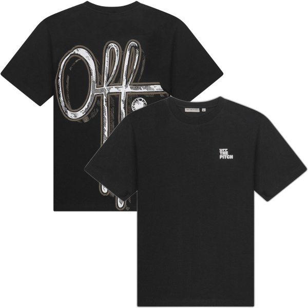 Picture of Off The Pitch - Landscape Regular Fit T-Shirt - Black