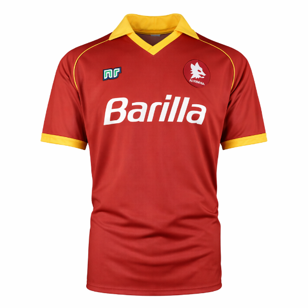 NR Nicola Raccuglia - AS Roma Football Shirt 1990-1991 + Number 10 (Giannini)