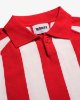 Robey - Retro Knit Voetbalshirt - Rood/ Wit